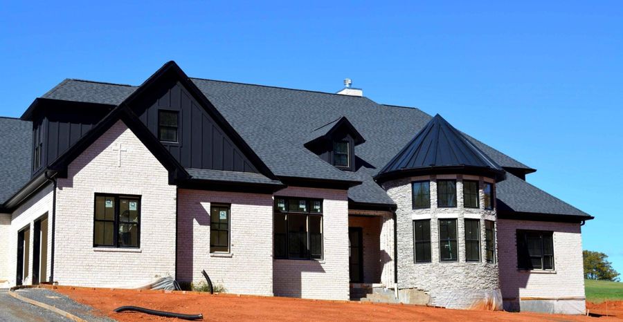 New roof installation