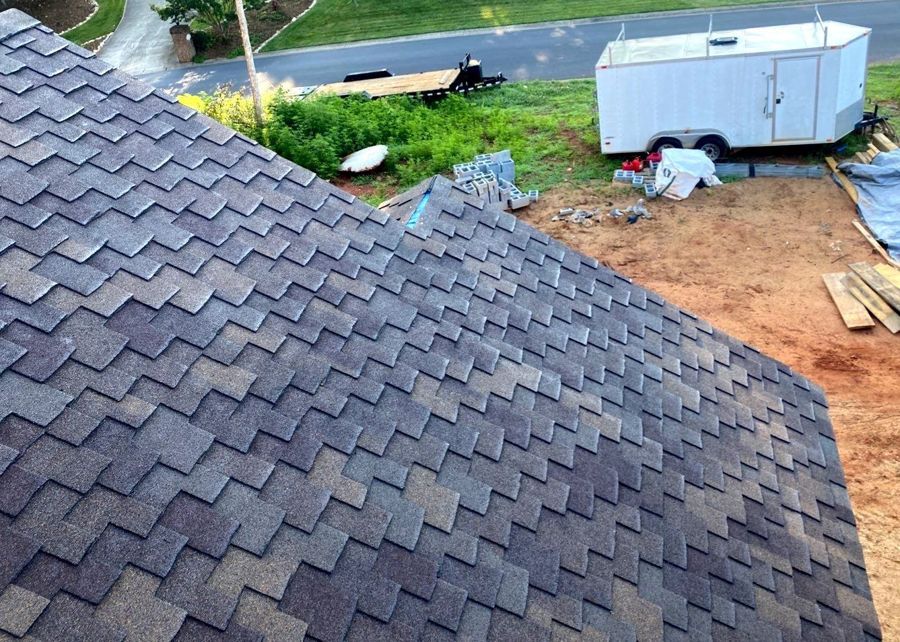 Presidential shake shingle roof