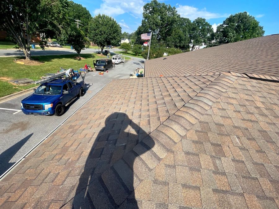 Shingle roof replacement project